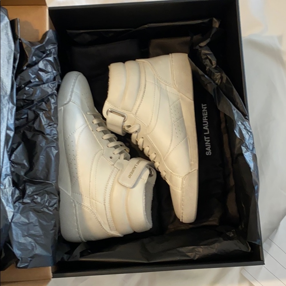 Saint Laurent Women’s High Top Sneaker